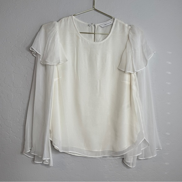 REBECCA TAYLOR
Ruffled Silk Chiffon Blouse - Picture 4 of 10